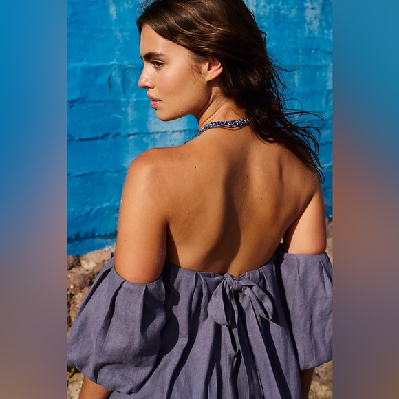 NWT Free People Juliette Off the Shoulder Dress Small - Picture 4 of 8